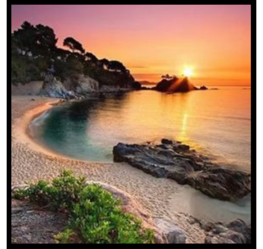 Peinture de Diamants 5d : Coucher de Soleil Mer (30x30CM) - Arts créatifs | Edunova