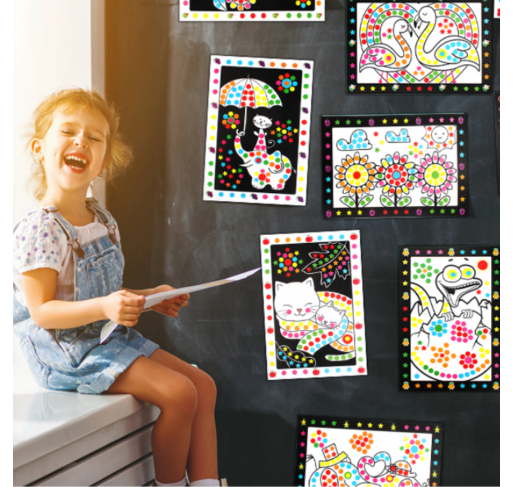 Kit Créatif Posters + Gommettes- Dinosaures | Edunova Maroc