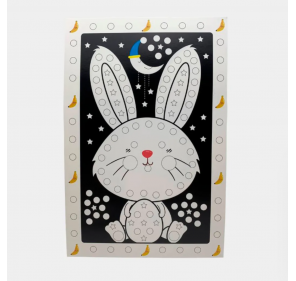 Kit Créatif Posters + Gommettes- Lapins - Arts créatifs | Edunova 2