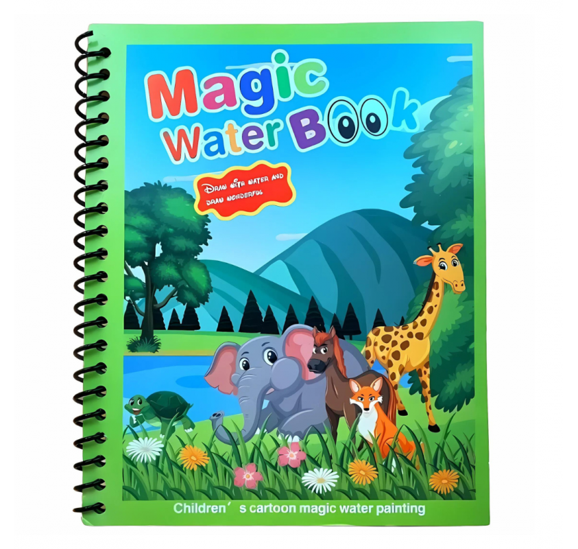 Livre de Dessin À L'eau : la Forêt | Edunova Maroc