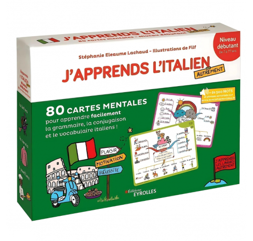 J'apprends L'italien Autrement - Niveau Débutant - Coffrets et cadeaux | Edunova
