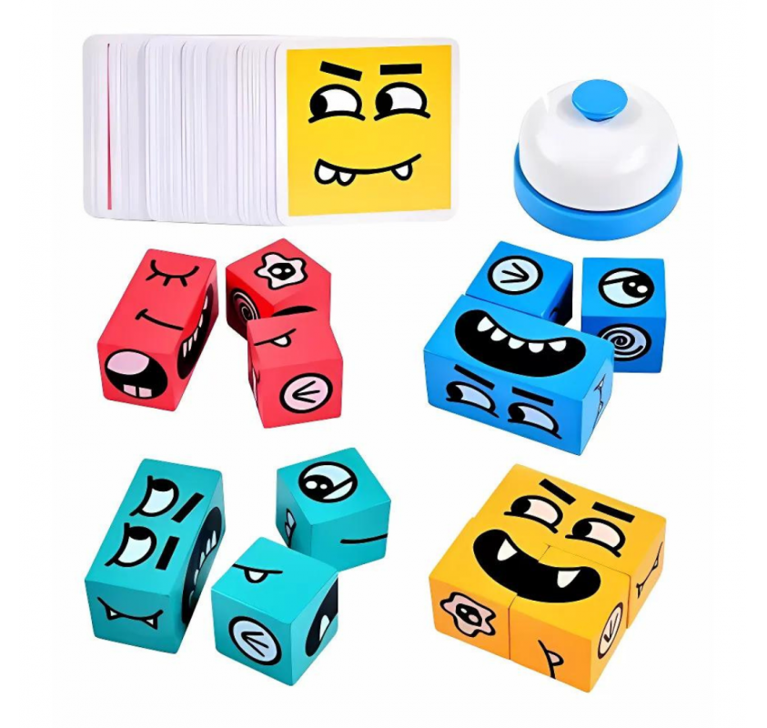 Jeu Puzzle D'expressions avec Cloche | Edunova Maroc