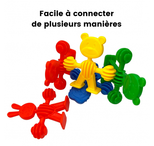 60 Blocs de Puzzle Animaux | Edunova Maroc