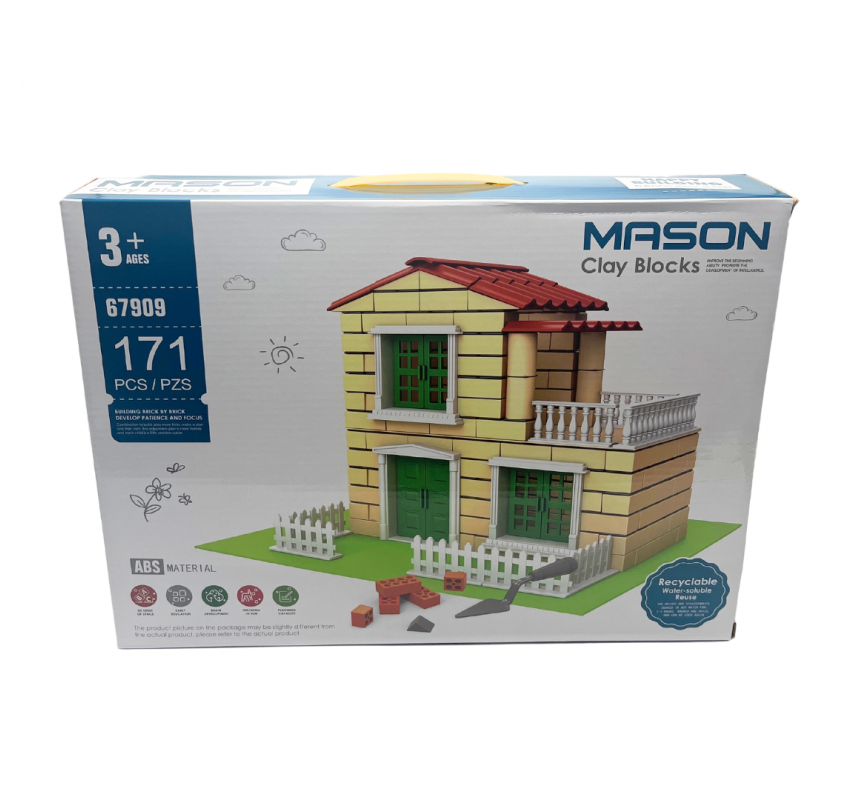 Villa Espagnole a Construire en Briques de 171 Pcs - Jeux éducatifs | Edunova
