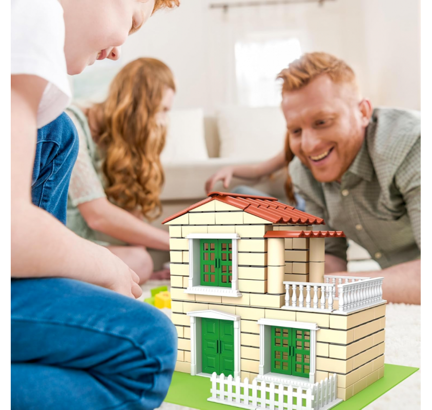 Villa Espagnole a Construire en Briques de 171 Pcs | Edunova