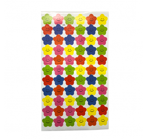 198 Gommettes Fleurs Emojis Colorés 18 Mm | Edunova Maroc