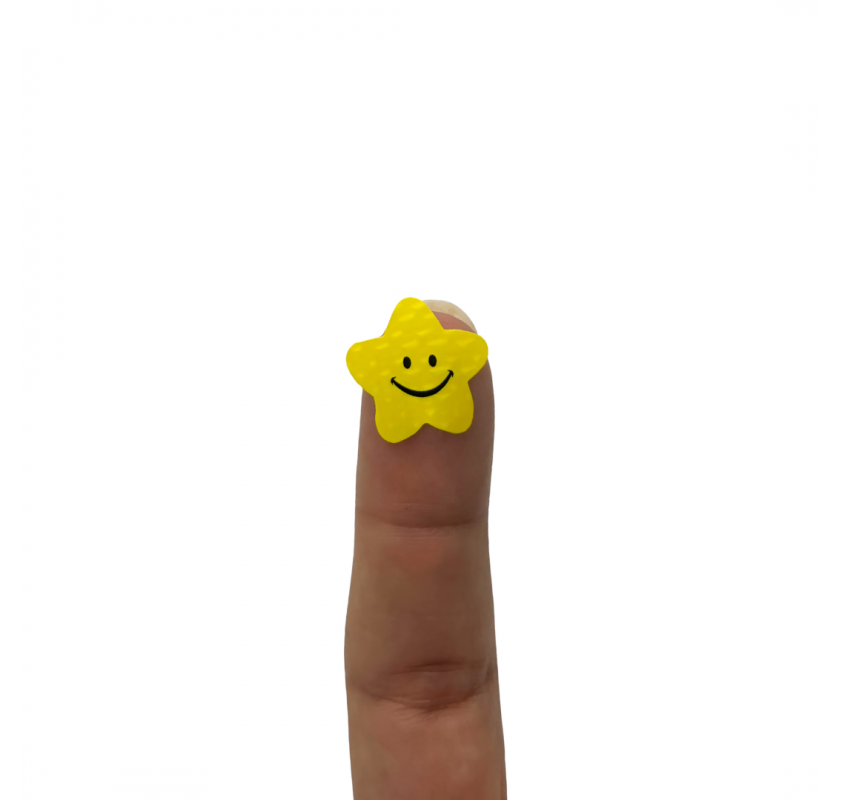198 Gommettes Fleurs Emojis Jaunes 18 Mm | Edunova Maroc