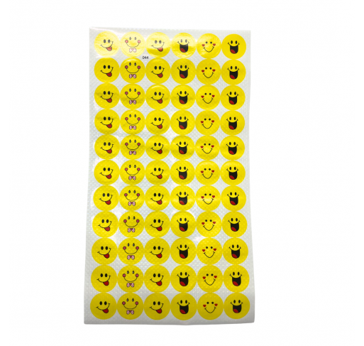 198 Gommettes Rondes Emojis Jaunes 16 Mm | Edunova Maroc