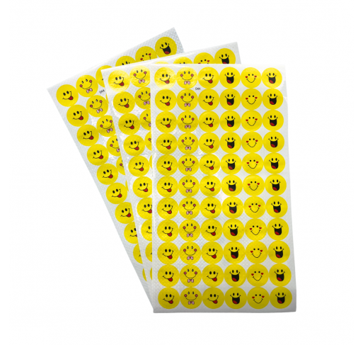 198 Gommettes Rondes Emojis Jaunes 16 Mm - Arts créatifs | Edunova
