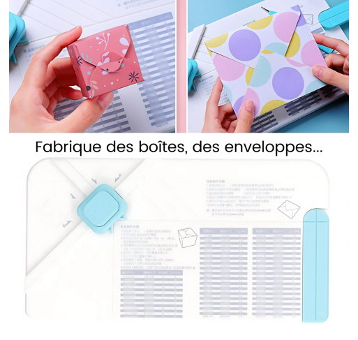 Grande Planche a Decouper 4 en 1 pour Scrapbooking | Edunova