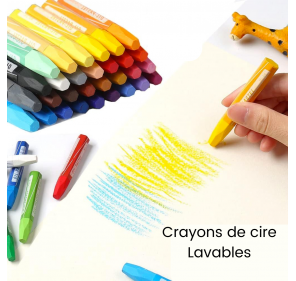 Ensemble de 18 Crayons de Pastels À L'huile - Arts créatifs | Edunova 2