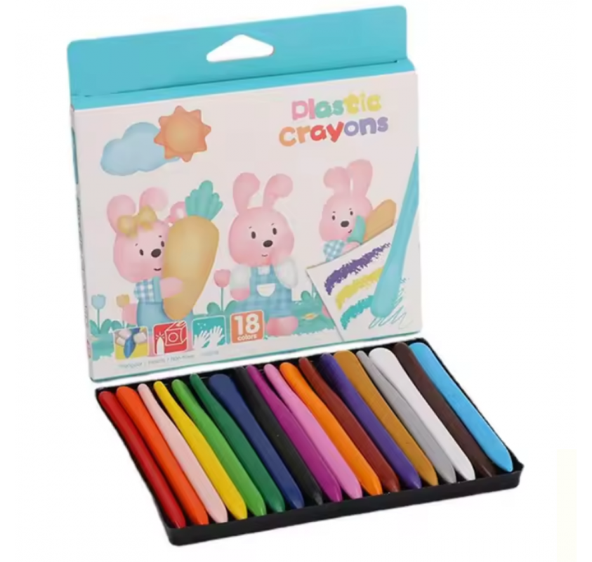 18 Crayons Triangulaires Double Face - Arts créatifs | Edunova