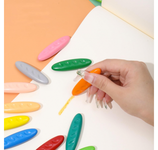 24 Crayons de Cire Cacahuète pour Petits | Edunova Maroc