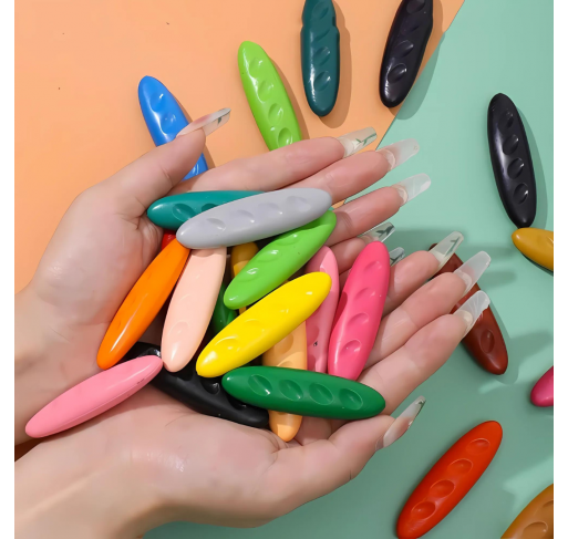 24 Crayons de Cire Cacahuète pour Petits | Edunova Maroc