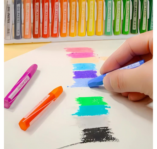 Coffret de 18 Pastels À L'huile | Edunova Maroc