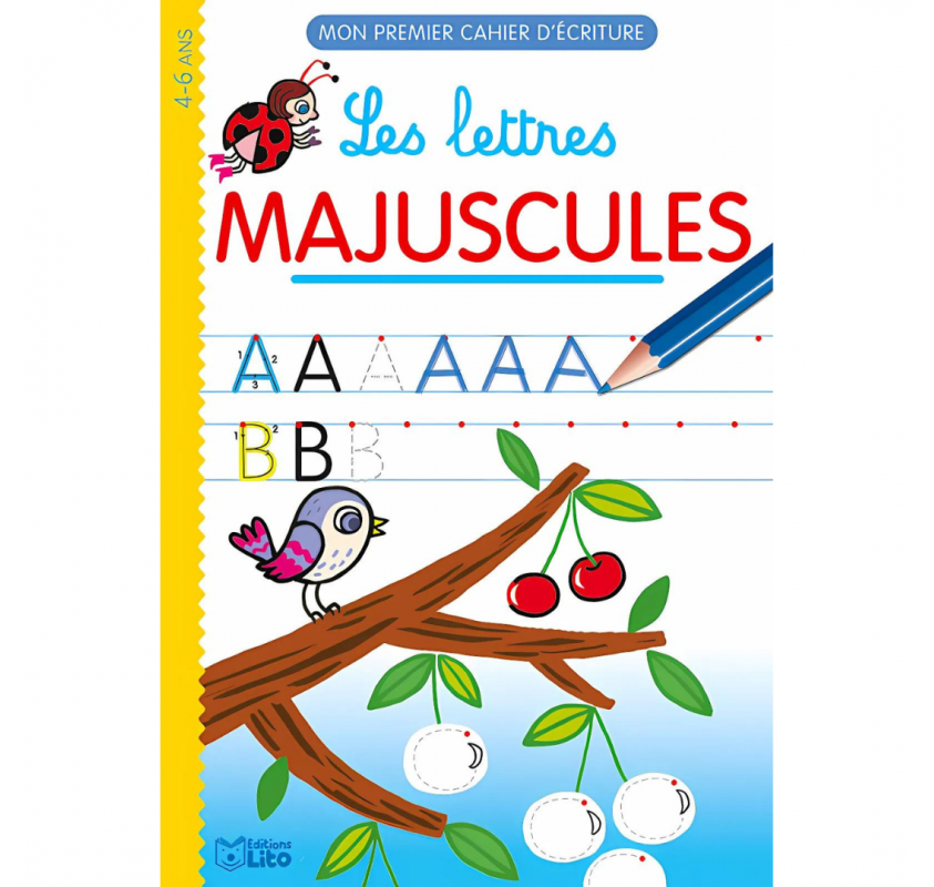 Mon Premier Cahier D'écriture: les Lettres Majuscules - Livres et histoires | Edunova