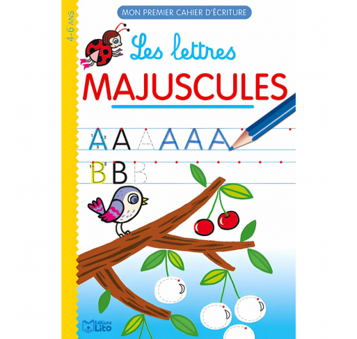 Mon Premier Cahier D'écriture: les Lettres Majuscules - Livres et histoires | Edunova