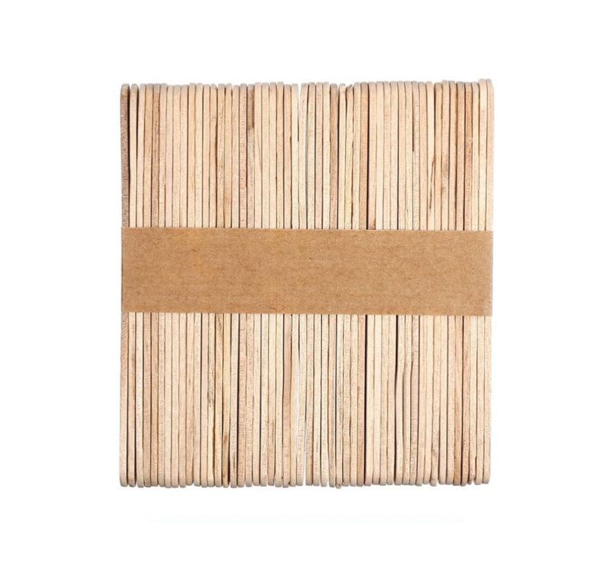 50 Batonnets en Bois Naturel - Arts créatifs | Edunova