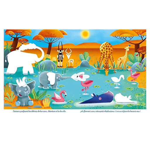 Autocollants Nature : les Animaux de la Savane | Edunova