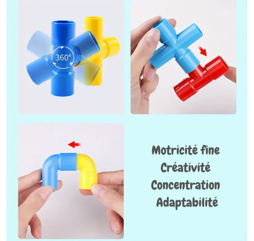 Blocs de Construction Tuyaux | Edunova Maroc
