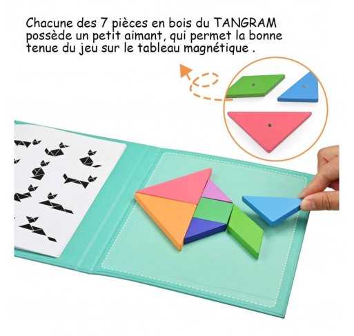 Livre de Tangram Magnétique | Edunova Maroc