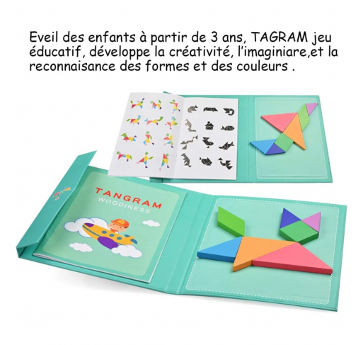 Livre de Tangram Magnétique | Edunova Maroc