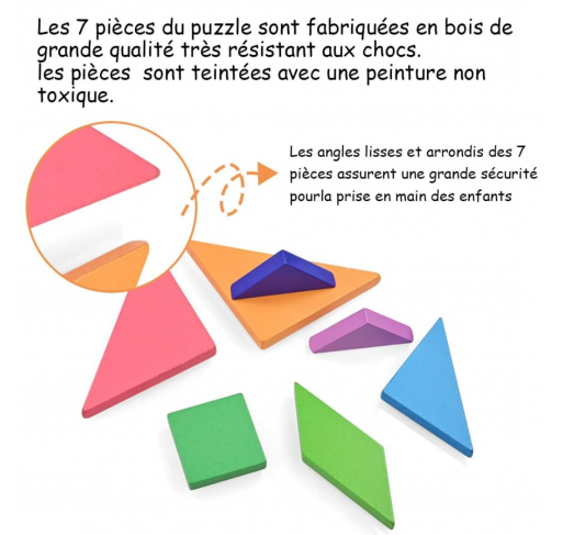 Livre de Tangram Magnétique | Edunova Maroc