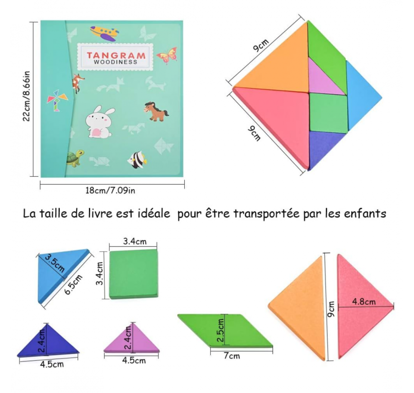 Livre de Tangram Magnétique | Edunova Maroc