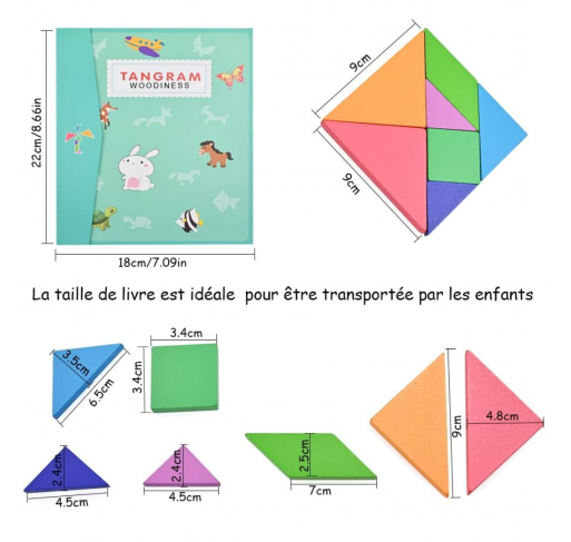 Livre de Tangram Magnétique | Edunova Maroc