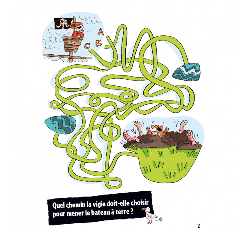 Bloc Jeux - 60 Jeux les Pirates! Dès 6 Ans | Edunova Maroc
