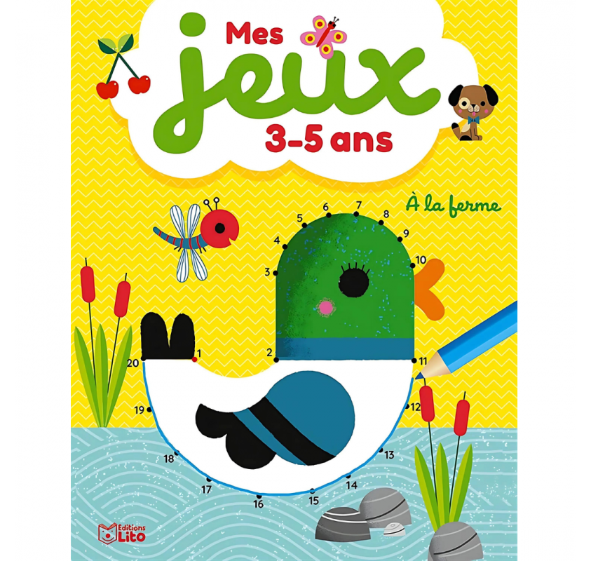 Mes Jeux 3/5 Ans - À la Ferme - Livres et histoires | Edunova