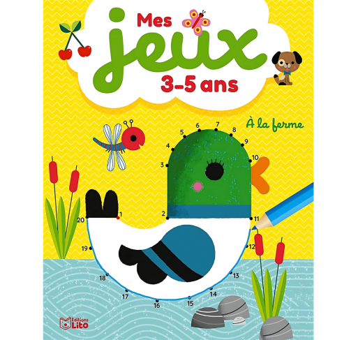 Mes Jeux 3/5 Ans - À la Ferme - Livres et histoires | Edunova