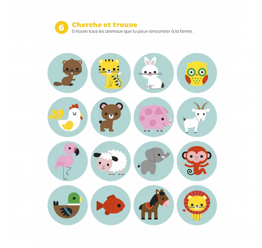 Mes Jeux 3/5 Ans - À la Ferme | Edunova Maroc