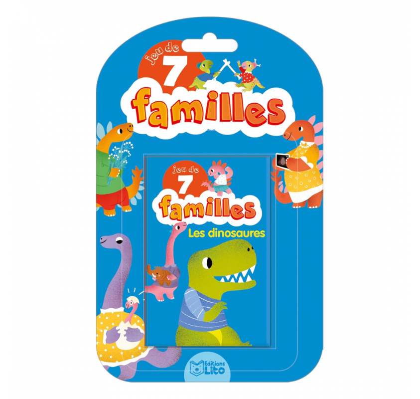 Jeu de 7 Familles: les Dinosaures - Jeux éducatifs | Edunova