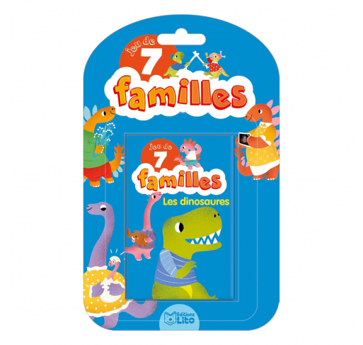 Jeu de 7 Familles: les Dinosaures - Jeux éducatifs | Edunova