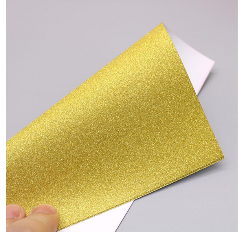 Papier Cartonné Pailleté A4 - 10 Couleurs | Edunova Maroc