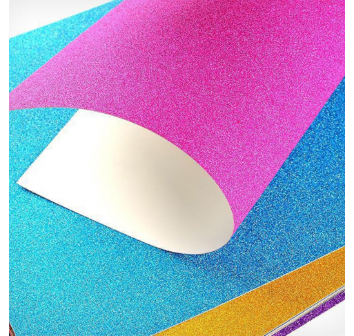 Papier Cartonné Pailleté A4 - 10 Couleurs | Edunova Maroc