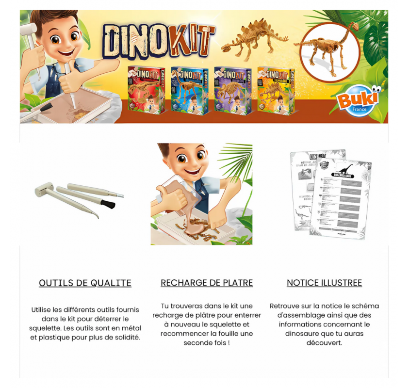 Dino Kit - Brachiosaure | Edunova Maroc