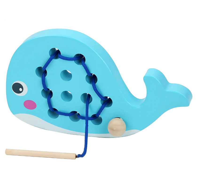 Laçage Baleine en Bois | Edunova Maroc