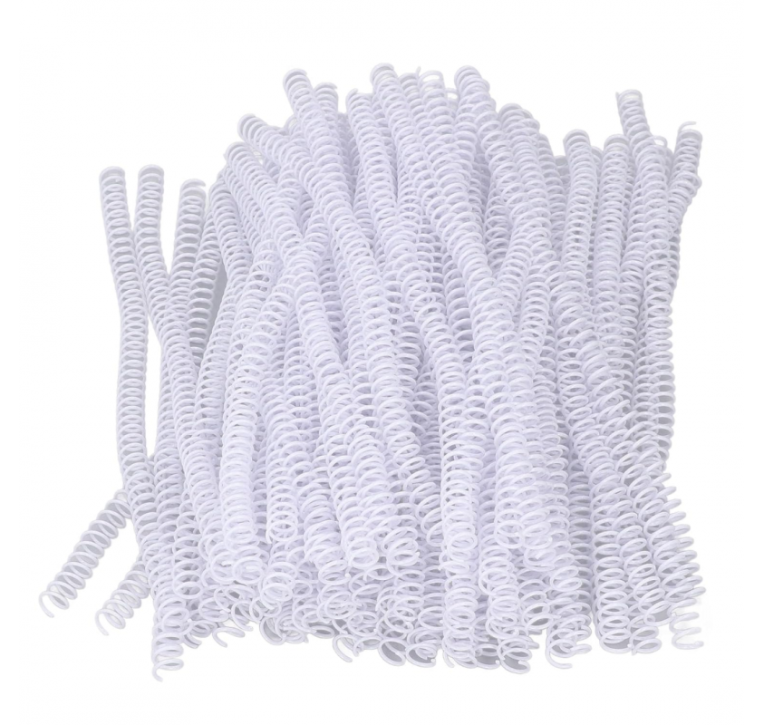 100 Spirales Plastique pour Machine a Reliure | Edunova