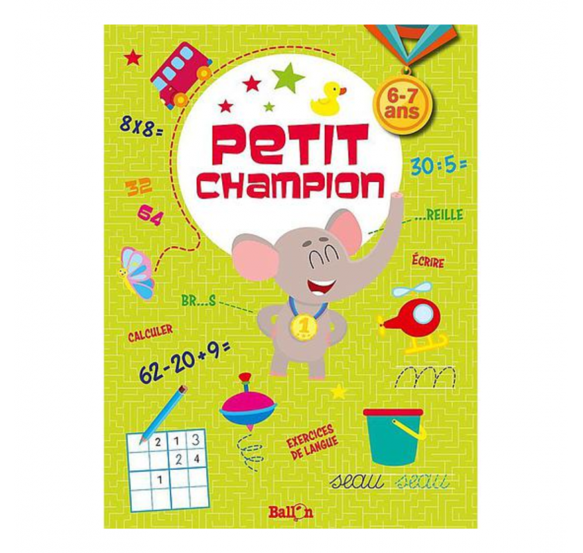 Petit Champion 6-7 Ans Exercices de Langue - Livres et histoires | Edunova