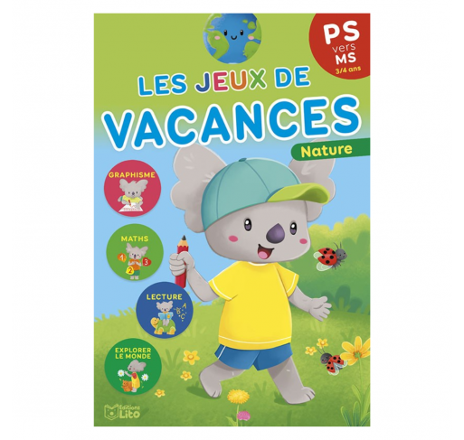 Ps Vers Ms – 3/4 Ans les Blocs de Vacances Nature - Livres et histoires | Edunova