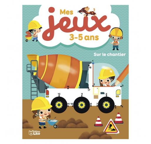 Cahier Mes Jeux : sur le Chantier - Livres et histoires | Edunova
