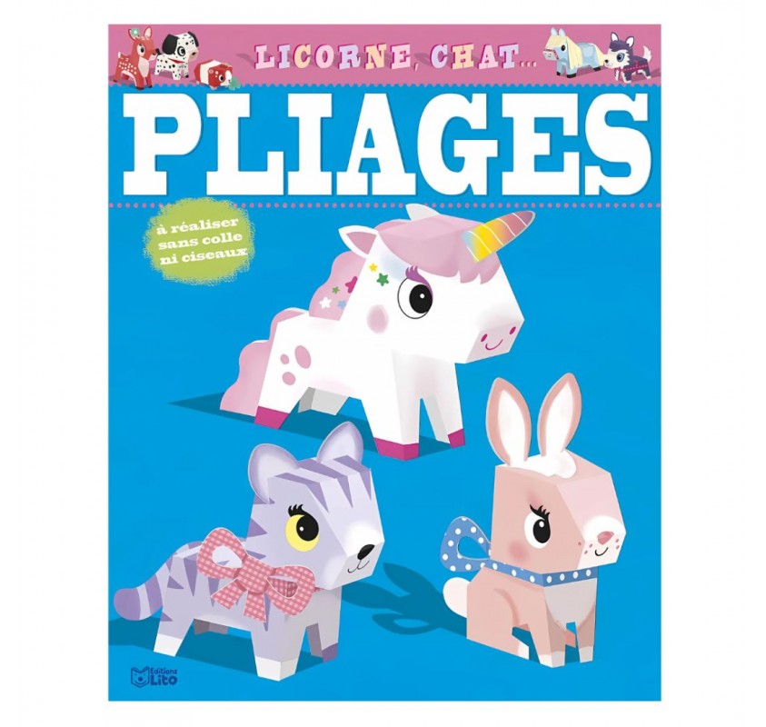Pliages - 8 Animaux Mignons - Livres et histoires | Edunova