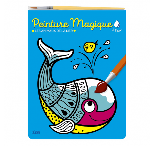 Peinture Magique À L'eau - les Animaux de la Mer - Livres et histoires | Edunova