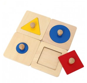 Encastrements 4 Formes Géométriques - Matériel Montessori | Edunova 2
