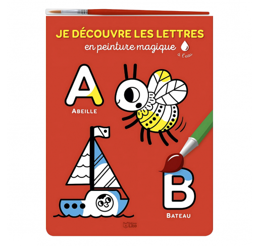Je Découvre les Lettres en Peinture Magique À L'eau - Livres et histoires | Edunova